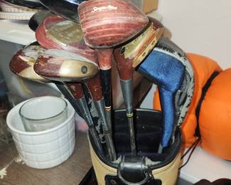 Vintage golf clubs