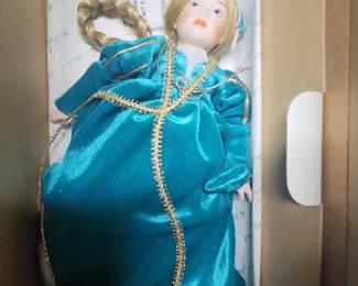 The Danbury Mint "Rapunzel" Porcelain Doll