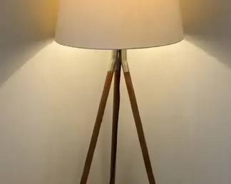 CB2 Wooden Floor Lamp