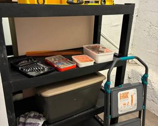 Storage Shelf And Household Tools