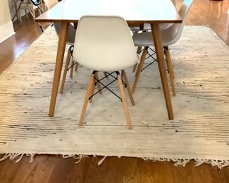 Large Flat Weave Area Rug