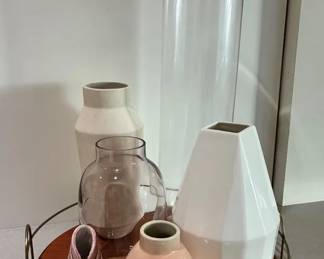 Vases And Decorative Tray