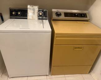 Washer & Dryer Set – Heavy-Duty – Both Working

Solid, old-school washer and dryer set in good working condition. These are classic heavy-duty machines with simple mechanical controls—no modern electronics to fail. Built for reliability and long service life.

Cosmetic wear consistent with age, but both units operate properly and were recently used. Ideal for a rental property, garage, workshop, or anyone who prefers durable, dependable appliances.

Sold as a matching set.