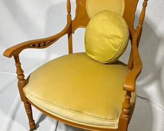 Birds Eye Maple Arm Chair