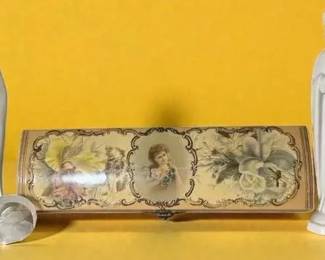 Victorian Celluloid Glove or Dresser Box