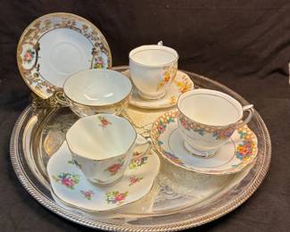 Rosina, Royal Albert And Bell Tea Cups And Saucers