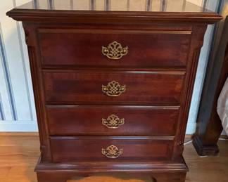 Pair Of Nightstands In The Chippendale Style