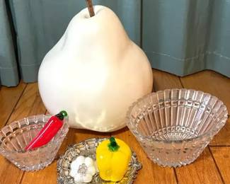 Large Decorative Pear Other Decor Items