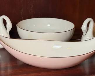 Lenox Porcelain Dishes Swans