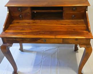 Vintage Wood Study Desk