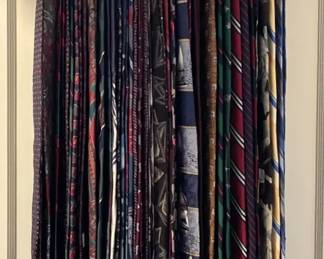 Necktie Collection And London Fog XL Coat 