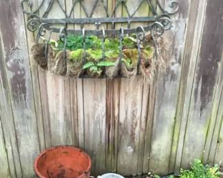 Wrought Iron Planters