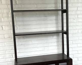 Four Shelf Media Tower With Lower Storage Area