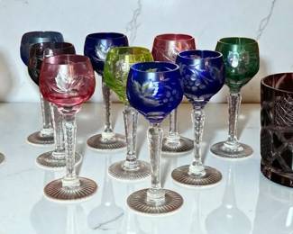 CuttoClear Crystal Wine or Cordial Glasses