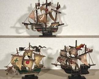 Christopher Columbuss Model Ships