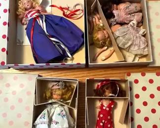 Nancy Ann Story Book Dolls Independent Lady, Mistress Mary, Margie Ann  Little Bo Peep