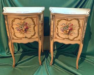 Embellished Side Tables In The Italian Rococo Style