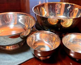 Silver Bowls Wallace, Gorham  Oneida
