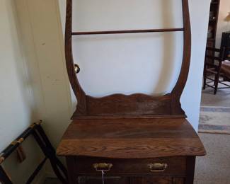 American Oak washstand circa 1900s.