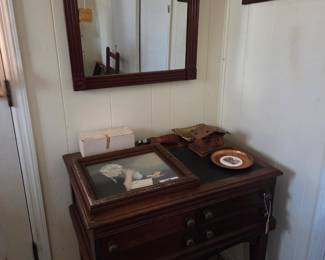 Walnut Slant-top Desk (a "Receiver" possibly from a country store)