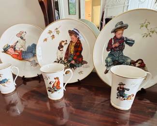 Norman Rockwell Plates.  Collectible plates 