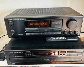 Onkyo  Amplifier Tx-sv424 
And
Onkyo CD changer 