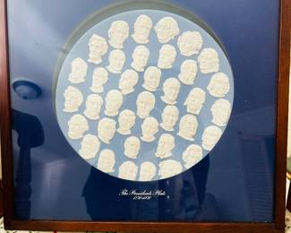 Presidents plate 1776-1976