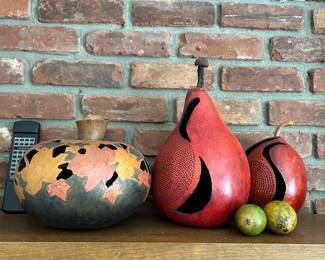 Signed carved pieces 