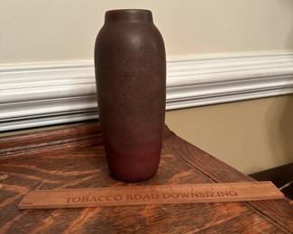 R203 - $225. Rookwood Pottery 907E. Measures 4" wide x 8.5" tall. 