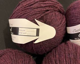 R238 - $60. 5 Skeins Classic Elite Yarns "Charmed" Cashmere / Mohair. Color 76709. Dye Lot 95. 