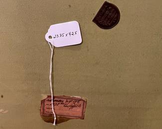 R155 - $125. Vintage Mirror from the Elgin A. Simonds Company Syracuse NY. Measures 23.75" x 42.5" tall. 