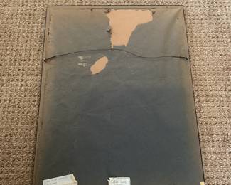 R121 - $75. Japanese Woodblock Print. Signed "Inagaki 1965 #55/300) Framed it Measures 20" x 25". Beautifully framed & matted. 