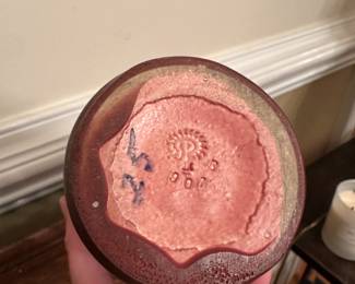 R203 - $225. Rookwood Pottery 907E. Measures 4" wide x 8.5" tall. 