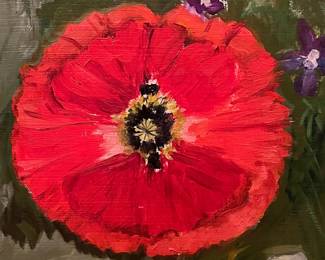 P1 - $1500. "Oriental Beauties" Original Oil Painting by Carroll Lassiter 2003. Framed it measures 44" x 32". (The frame adds quite a bit of size - the art is closer to 38" x 26")