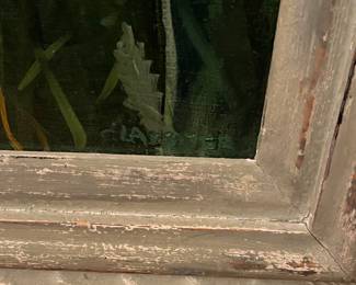 P1 - $1500. "Oriental Beauties" Original Oil Painting by Carroll Lassiter 2003. Framed it measures 44" x 32". (The frame adds quite a bit of size - the art is closer to 38" x 26")