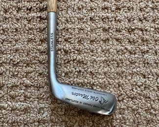 R118 - $20. Old Master Stainless Putter. Made in Scotland. 