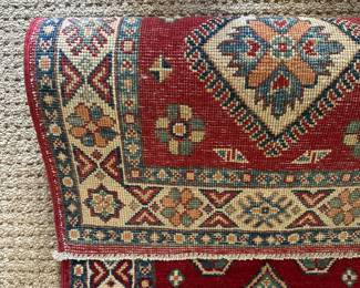 R115 - $145. Small Hand Woven Runner. Measures 23" x 70" long. Very good condition - no holes etc. 