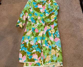 R265 -  $65. Harold Grant Dress with Overcoat. 