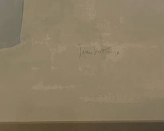 P26 - $20. Vintage Framed Poppy Print. Measures 23" x 26.75"