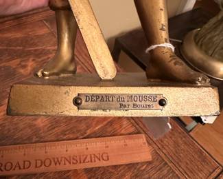 R208 - $40. Depart du Mousse Par Bouret. Cold-Painted Bronzed-Spelter. 