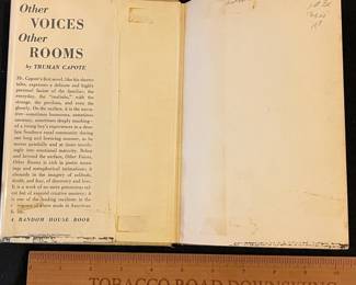 R274 - $90. Other Voices Other Rooms. Truman Capote. First Printing. 