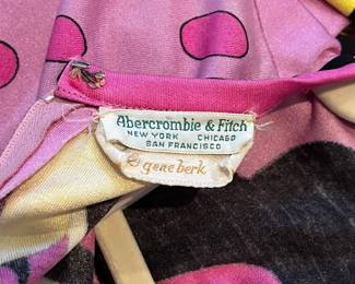 R266 - $200. Vintage Abercrombie & Fitch. Paganne by Gene Berk. 