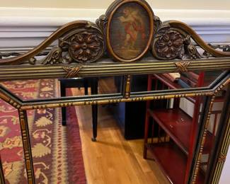 R155 - $125. Vintage Mirror from the Elgin A. Simonds Company Syracuse NY. Measures 23.75" x 42.5" tall. 