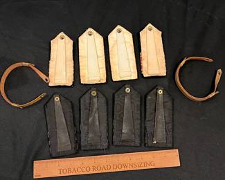 R195 - $75. WW2 US Military Uniform Pieces. 10 pieces included. 