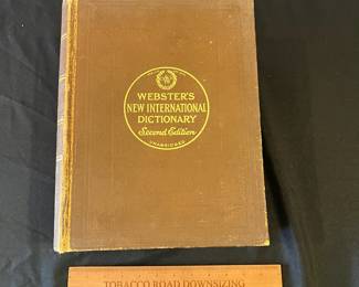 R249 - $50. 1949 Webster's New International Dictionary of The English Language. Second Edition. Unabridged. 