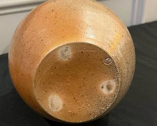 P51 - $100. Mark Hewitt Pottery Water Pitcher. Measures 8.5" at the widest point x 10" tall. No chips, cracks etc.