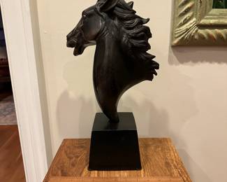 R212 - $85. Bronze Horse Bust. 