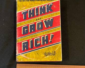 R273 - $25. Think And Grow Rich. (Top Cover is Damaged.)