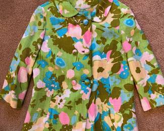 R265 -  $65. Harold Grant Dress with Overcoat. 