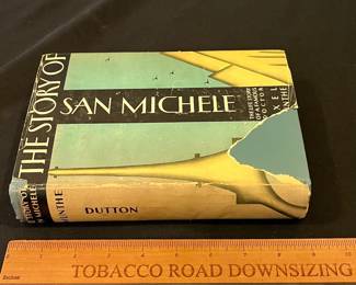R272 - $40. The Story of San Michele by Axel Munthe. 1929